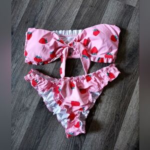 Strawberry bikini. Never worn!
